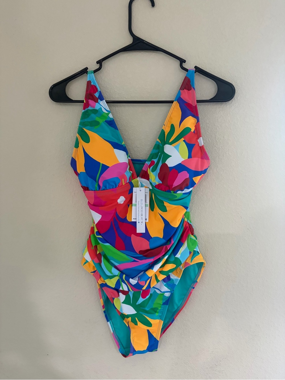 Bleu Rod Beattie Multicolor Floral One-Piece Swimsuit